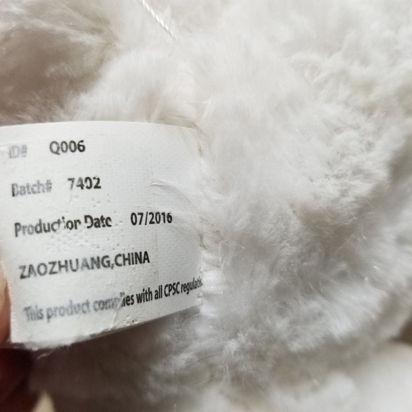 Nestle White Teddy Bear Crunch Candy Bar Plush Stuffed Animal Kelly Toy 2016 - Picture 11 of 12